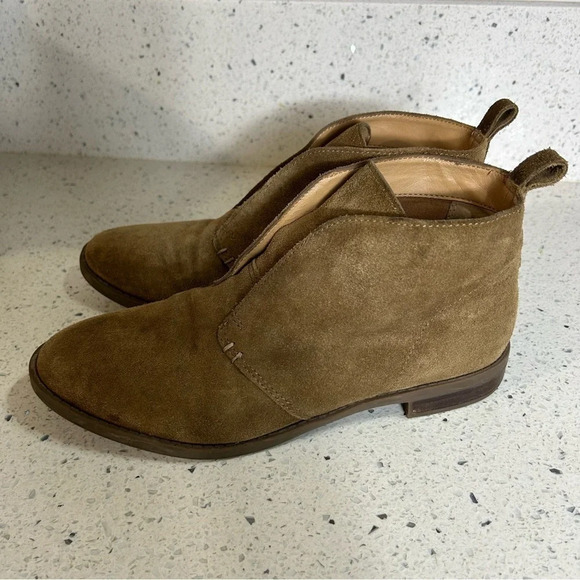 Franco Sarto Llena Brown Suede Ankle Boot Bootie​​​ - Picture 2 of 10